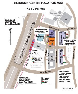 Eisemann Center Location Map